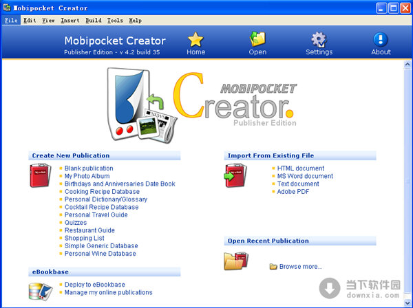 Mobipocket Creator(手机电子书制作工具) V4.2.35 官方免费版 下载_当下软件园_软件下载