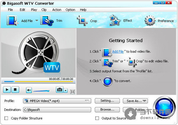 Bigasoft Wtv Converter