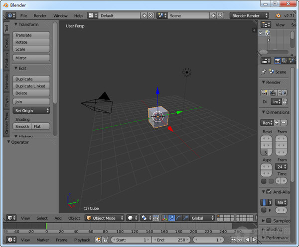 blender(3d建模软件) v2.78b 官方最新版
