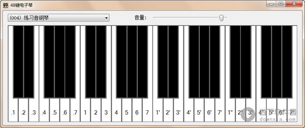 48键电子琴 V1.0 绿色免费版