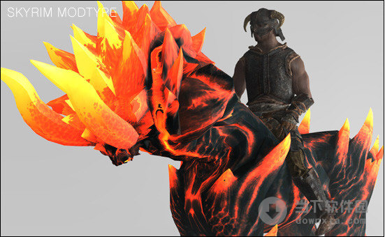 上古卷轴5天际鬼泣4火牛坐骑mod v1.0 绿色免费版