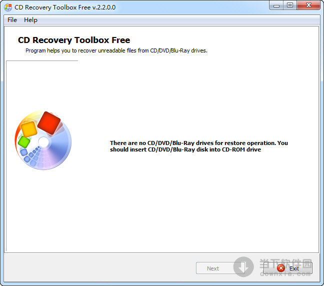 CD Recovery Toolbox Free(光盘数据恢复工具) V2.2 官方免费版下载_当下软件园