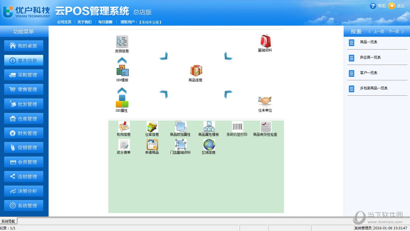 优户云POS管理系统