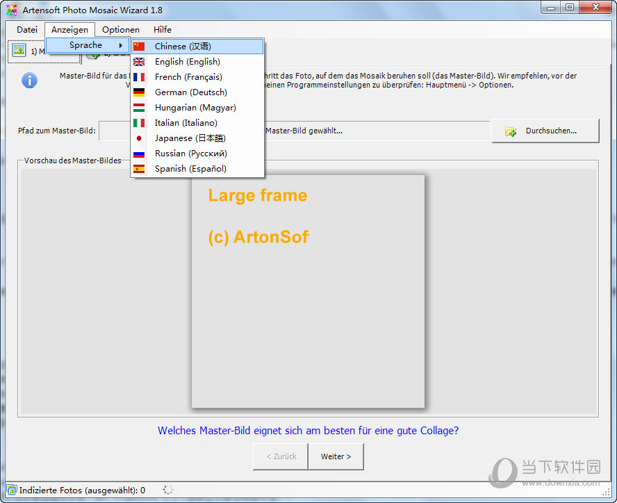 Artensoft Photo Mosaic Wizard