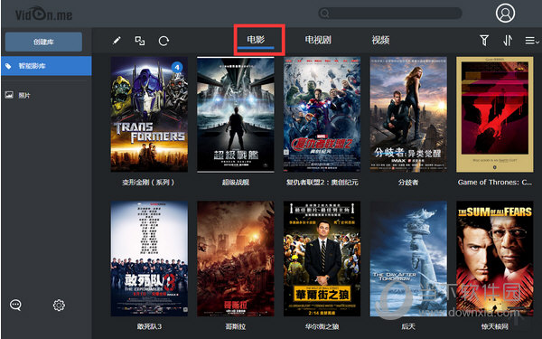 自动将添加的视频按照电影
