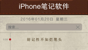 iPhone笔记软件