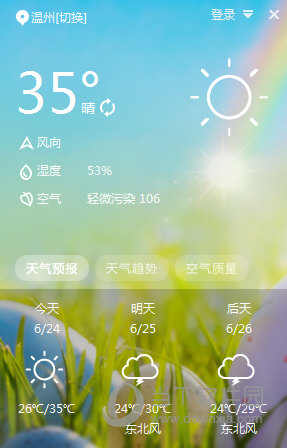 左上角的城市图标