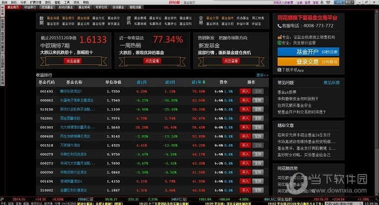 同花顺深度分析系统