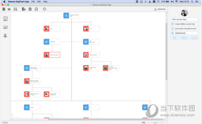 Sensus OrgChart MAC版