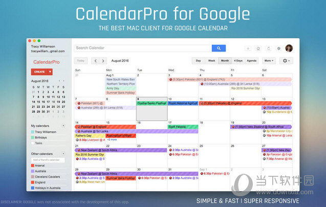 CalendarPro for Google MAC版