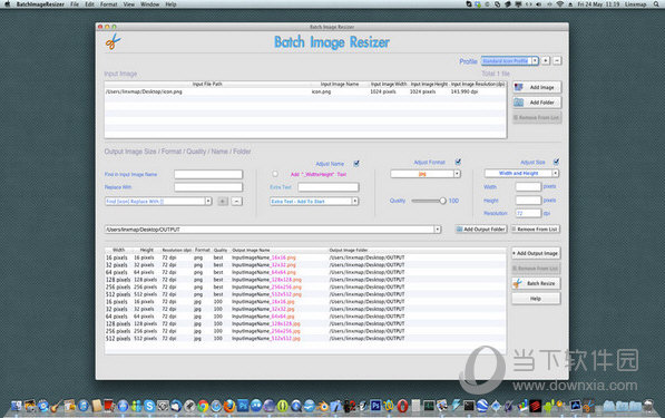 Icon Resize MAC版