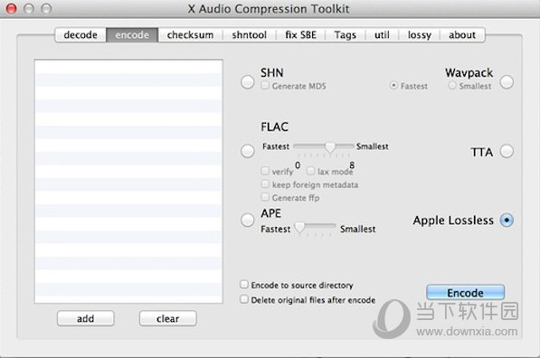 X Audio Compression Toolkit