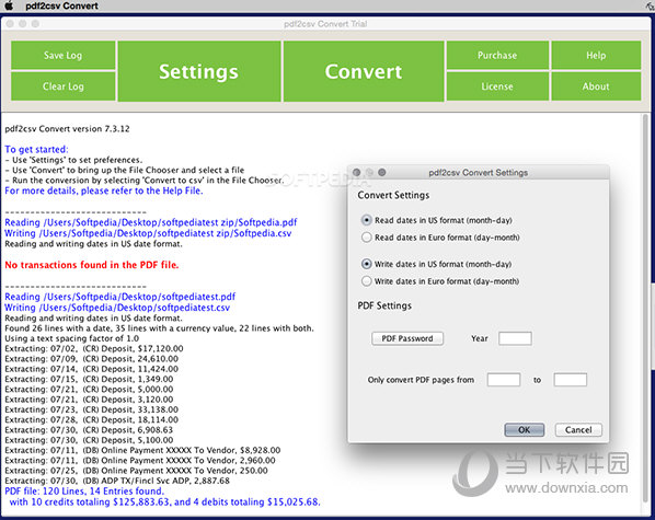 PDF2csv Convert for MAC版