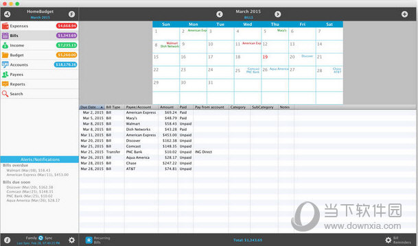 HomeBudget Lite for MAC版