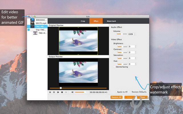 Video to GIF Maker for Mac版