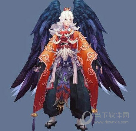 阴阳师大天狗新皮肤曝光 白发黑衣好惹眼