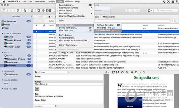 endnote x8 mac