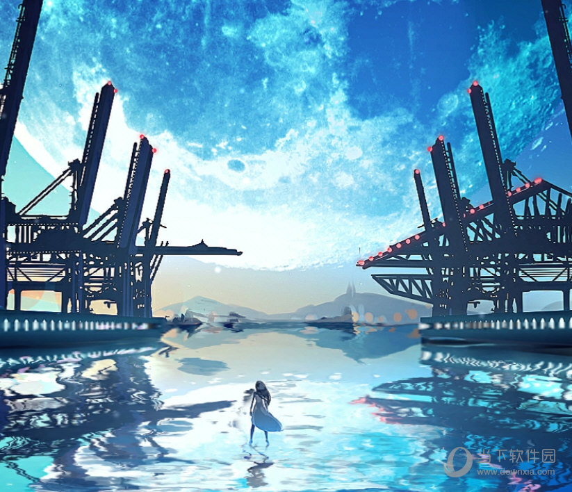 wallpaperengine水面上的少女动态壁纸最新免费版
