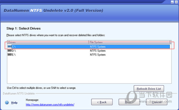 DataNumen NTFS Undelete