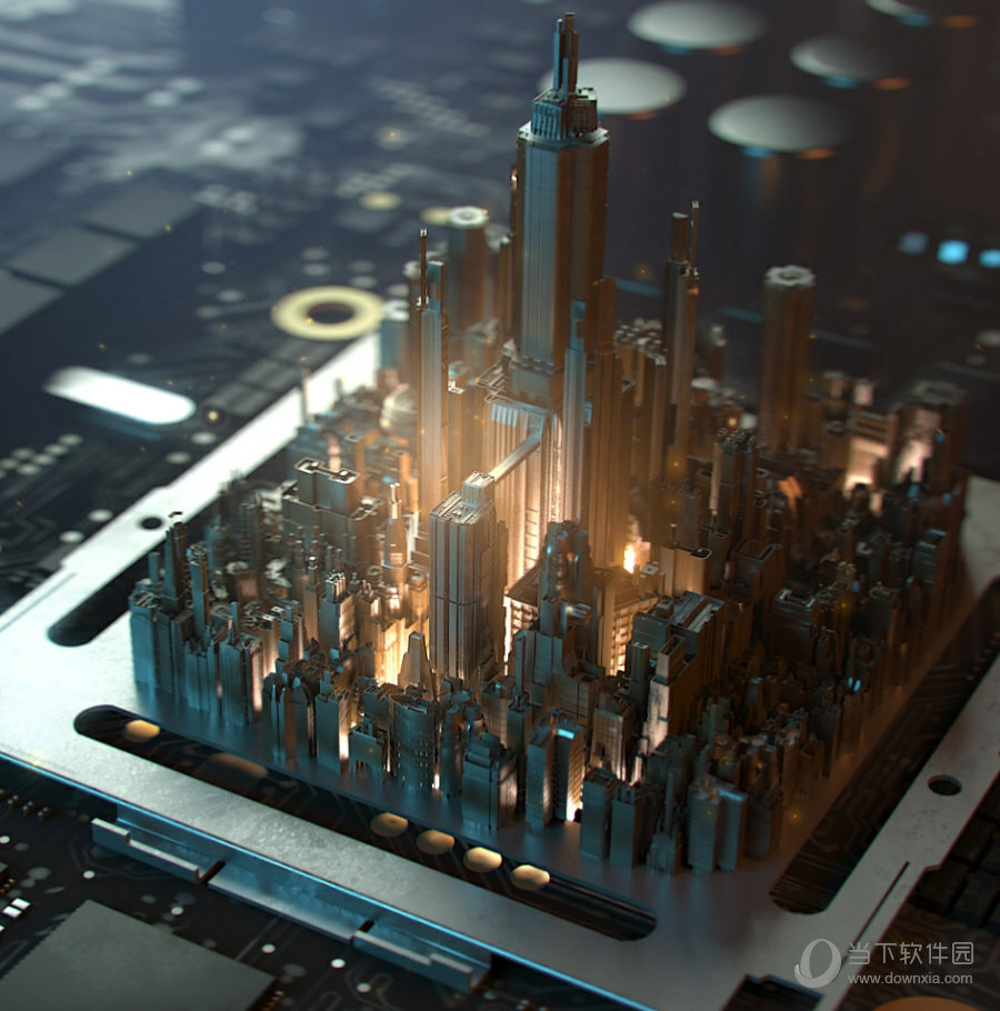 Wallpaper Engine电路城市PCBCity动态壁纸 免费版下载_当下软件园