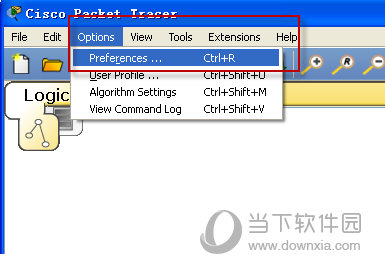 打开Options选项，知识兔选择第一项Preferences