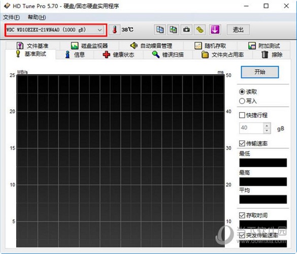 最上方显示硬盘的厂家信息