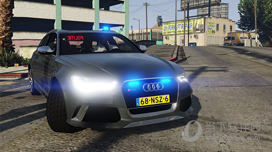 gta5奥迪rs6无标记隐形警车mod v1.0 免费版
