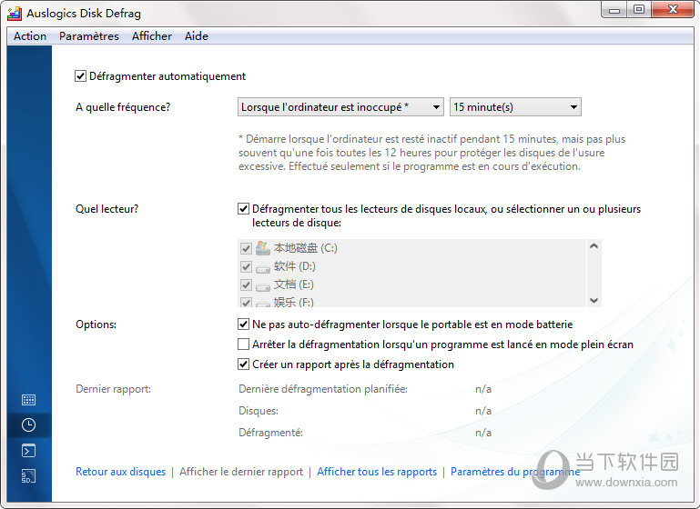 Auslogics Disk Defrag