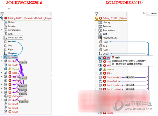 SOLIDWORKS2017的动态参考可视化功能的增强