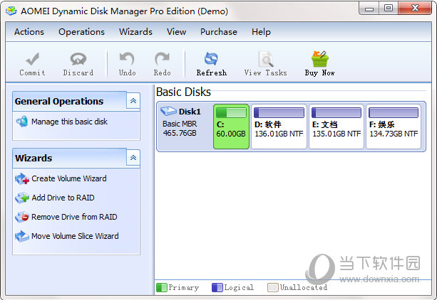 Aomei Dynamic Disk Manager
