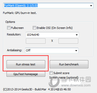Run Stress test