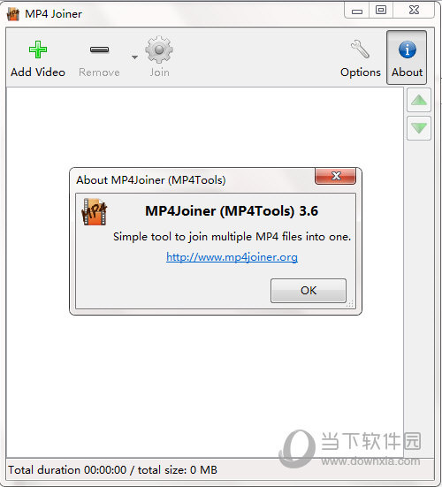 MP4 Joiner下载MP4 Joiner(MP4合并工具) V3.6 官方版下载_当下软件园