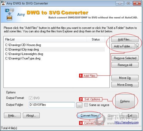 Any DWG to SVG Converter