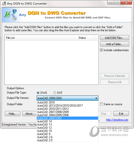 Any DWG DXF Converter