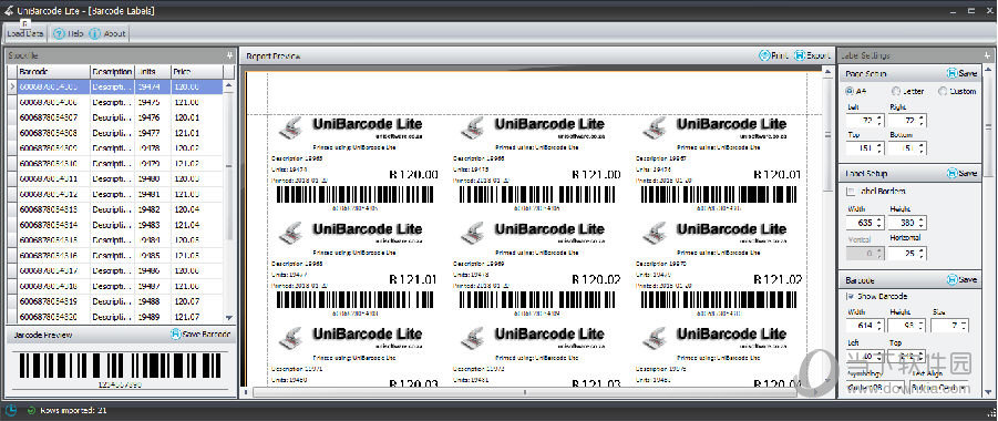 UniBarcode Lite