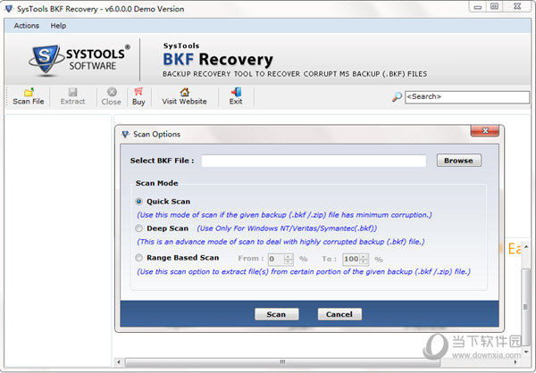 SysTools BKF Repair