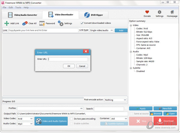 Freemore WMA to MP3 Converter