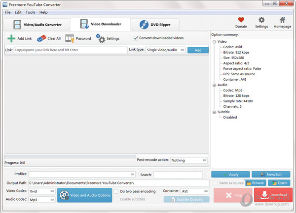 Freemore YouTube Converter