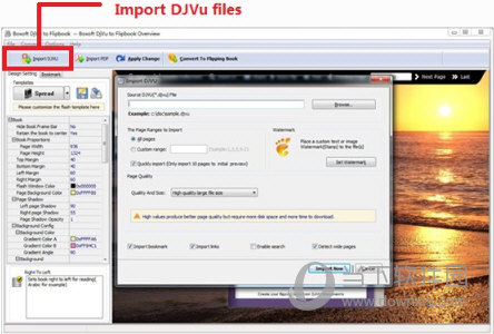 Boxoft DjVu to Flipbook