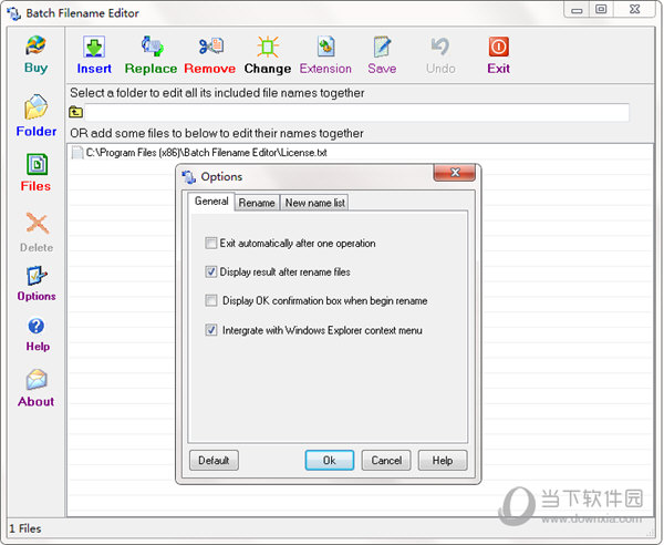Batch Filename Editor