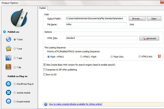 eFlip Book Converter