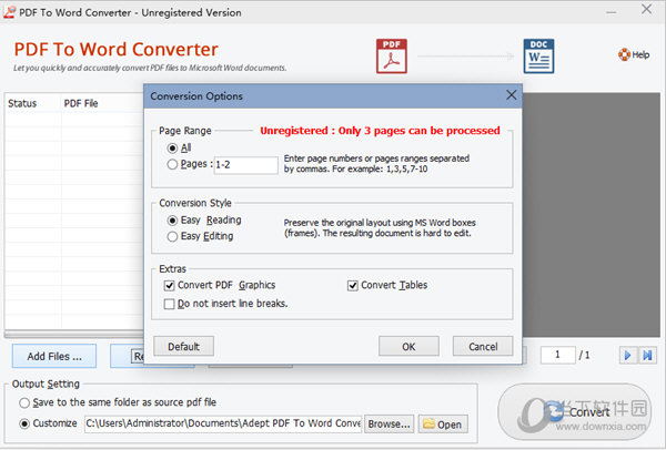 Adept PDF to Word Converter