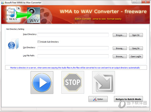 Boxoft WMA to Wav converter