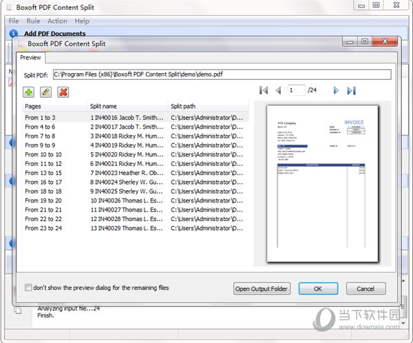 Boxoft PDF Content Split