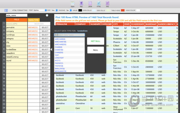 CSV2Web Mac版