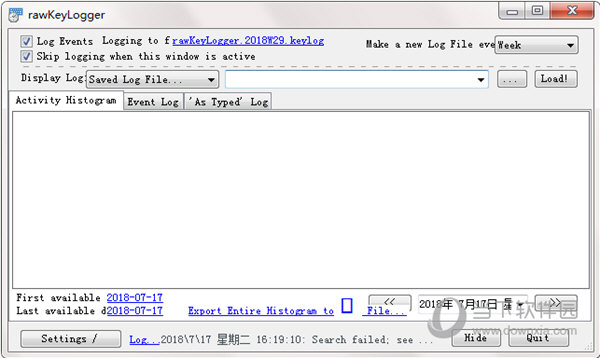 rawKeyLogger