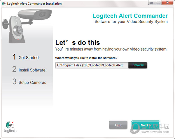 logitech alert commander windows 10