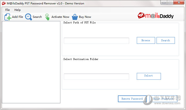 MailsDaddy PST Password Remover(PST密码移除工具) V1.0 官方版下载