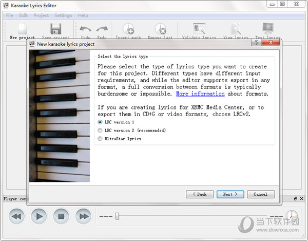 Karaoke Lyrics Editor