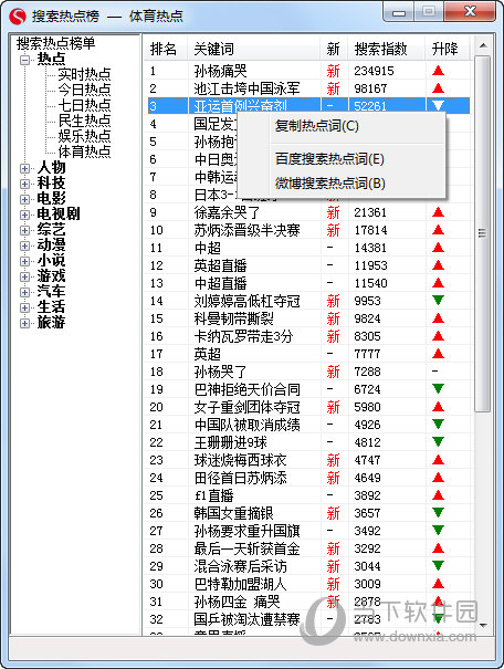 搜索热点榜